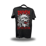 DIE FUN ROAD RASH BLACK TEE 1.0