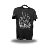TDC FLAMES ROAD RASH BLACK TEE 1.0