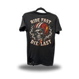 DIE LAST ROAD RASH BLACK TEE 1.0