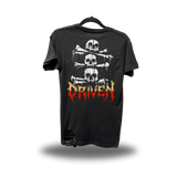 SKULL STACK ROAD RASH BLACK TEE 1.0