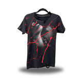 LOVE BITE - BLOOD ROAD RASH BLACK TEE 1.0
