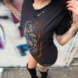 DO NO HARM ROAD RASH BLACK TEE 1.0