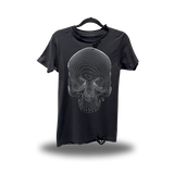 CONTOUR SKULL ROAD RASH BLACK TEE 1.0