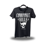 COMFORT CROSSES ROAD RASH BLACK TEE 1.0
