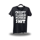 CREEPY HORROR ROAD RASH BLACK TEE 1.0