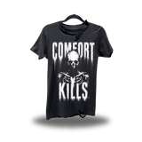 COMFORT GRUNGE ROAD RASH BLACK TEE 1.0