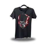 VELOCITY SKULL ROAD RASH BLACK TEE 1.0