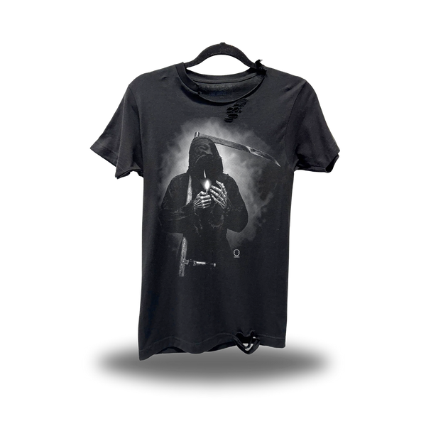 SMOKE BREAK ROAD RASH BLACK TEE 1.0