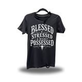 MILDLY POSSESSED ROAD RASH BLACK TEE 1.0