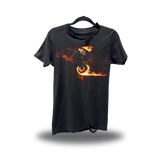 DRIVEN GHOST RIDER WHEELIE ROAD RASH BLACK TEE 1.0