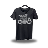 DRIVEN RIDER ROAD RASH BLACK TEE 1.0