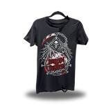 TO DEATH ROAD RASH BLACK TEE 1.0