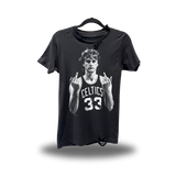 THE BIRD ROAD RASH BLACK TEE 1.0