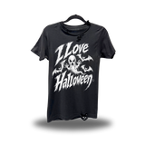 I LOVE HALLOWEEN ROAD RASH BLACK TEE 1.0