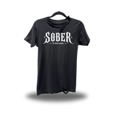 SOBER ROAD RASH BLACK TEE 1.0