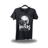 HATERS IN SIGHT ROAD RASH BLACK TEE 1.0