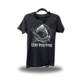 STAY POSITIVE ROAD RASH BLACK TEE 1.0