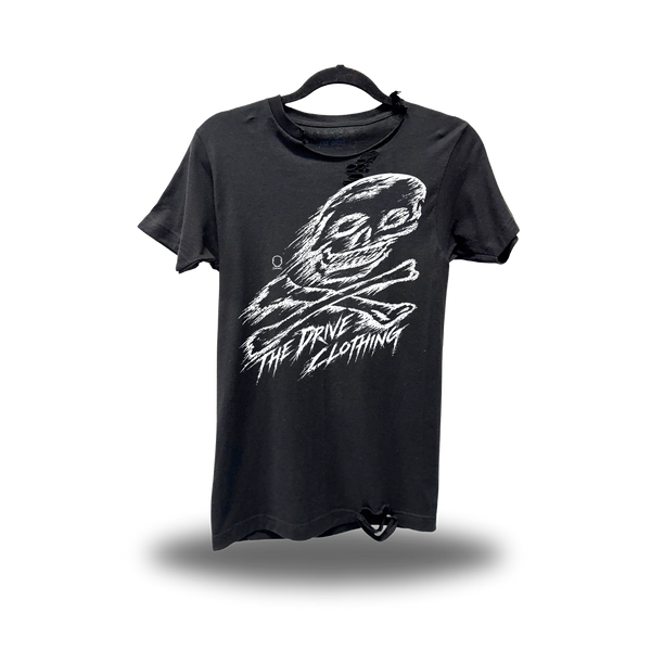 SKETCHY DRIVE ROAD RASH BLACK TEE 1.0