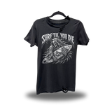 SURF DIE ROAD RASH BLACK TEE 1.0