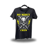 NO MERCY CREW ROAD RASH BLACK TEE 1.0