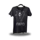 FAFO SCREAM ROAD RASH BLACK TEE 1.0
