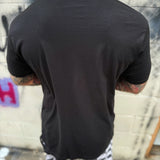 NEON SKULL ROAD RASH BLACK TEE 1.0