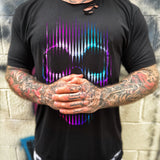 NEON SKULL ROAD RASH BLACK TEE 1.0