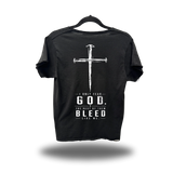 BLEED ROAD RASH RAW EDGE BLACK TEE