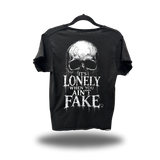 LONELY ROAD RASH RAW EDGE BLACK TEE