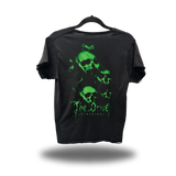 TDC GHOST SKULLS ROAD RASH RAW EDGE BLACK TEE