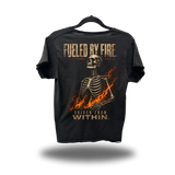 FROM WITHIN ROAD RASH RAW EDGE BLACK TEE