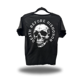 BEFORE DISHONOR ROAD RASH RAW EDGE BLACK TEE