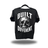 BUILT DIFFERENT ROAD RASH RAW EDGE BLACK TEE