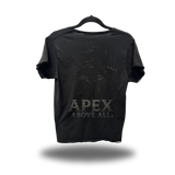 APEX ROAD RASH RAW EDGE BLACK TEE
