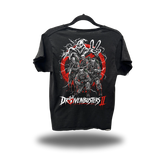 DRIVENBUSTERS 2 ROAD RASH RAW EDGE BLACK TEE