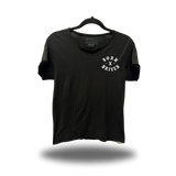 BORN DRIVEN ROAD RASH RAW EDGE BLACK TEE