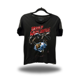 DRIVEN WORLDWIDE ROAD RASH RAW EDGE BLACK TEE