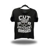 DIFFERENT CLOTH ROAD RASH RAW EDGE BLACK TEE