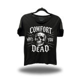 WANTS YOU DEAD ROAD RASH RAW EDGE BLACK TEE