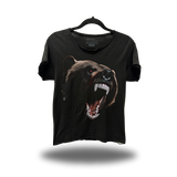 GRIZZLY GRILLZ 2.0 ROAD RASH RAW EDGE BLACK TEE