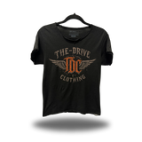 TDC WINGS ROAD RASH RAW EDGE BLACK TEE