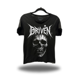 DRIVEN SKULL ROAD RASH RAW EDGE BLACK TEE