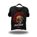 LIVE VICTORY ROAD RASH RAW EDGE BLACK TEE