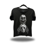 MASK OFF ROAD RASH RAW EDGE BLACK TEE