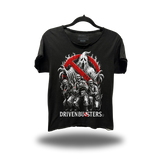 DRIVENBUSTERS ROAD RASH RAW EDGE BLACK TEE