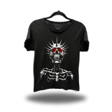 VOID KING ROAD RASH RAW EDGE BLACK TEE