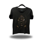 MOONLIT ROAD RASH RAW EDGE BLACK TEE