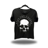 STAY THE COURSE ROAD RASH RAW EDGE BLACK TEE