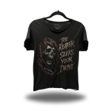 SEEKS DRIVE ROAD RASH RAW EDGE BLACK TEE