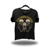 THE DRIVE MOTORS ROAD RASH RAW EDGE BLACK TEE